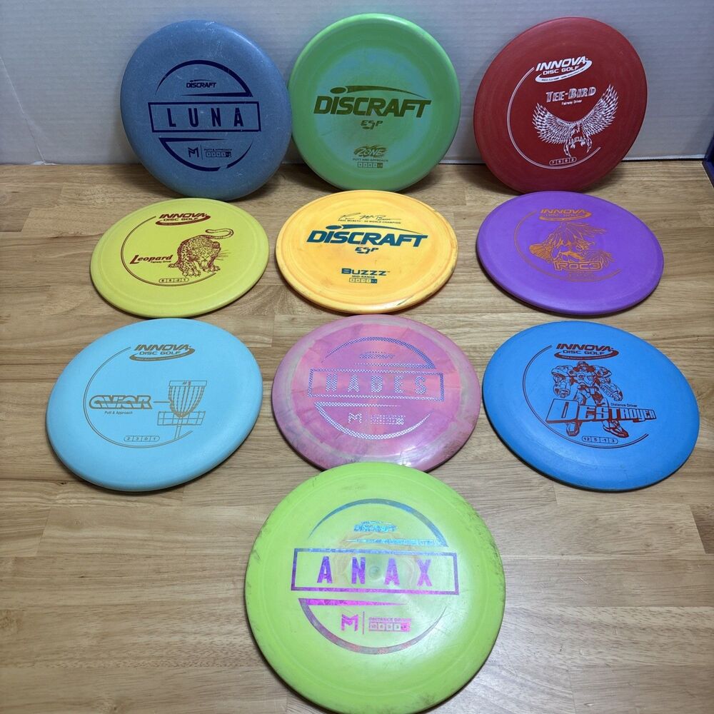 Disc Golf Premium Distance Driver Lot of 10 Frisbees Innova Discraft